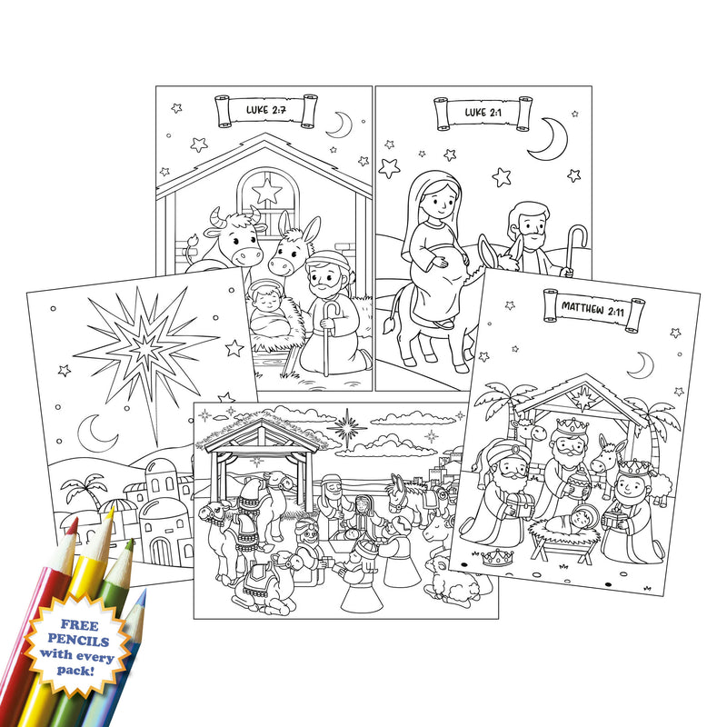 Childrens Colouring Cards 2026