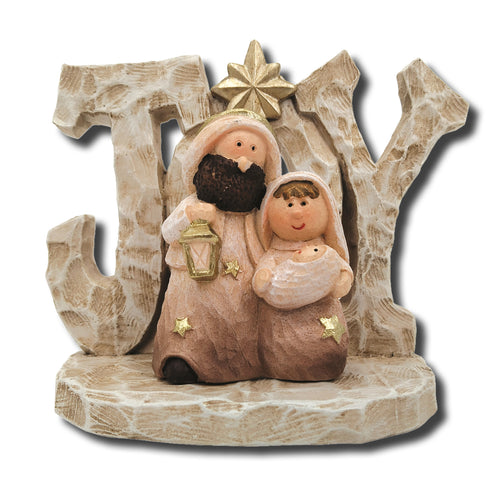 JOY Resin Nativity Figurine