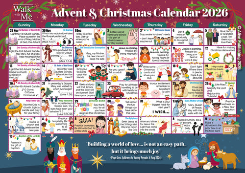 Walk With Me Advent 2026- Calendars