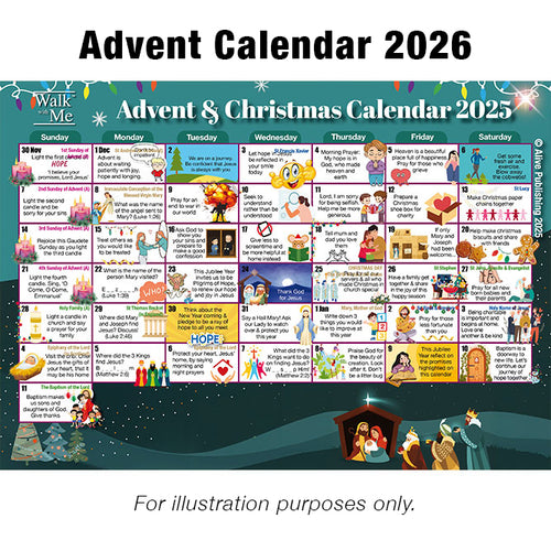 Walk With Me Advent 2026- Calendars