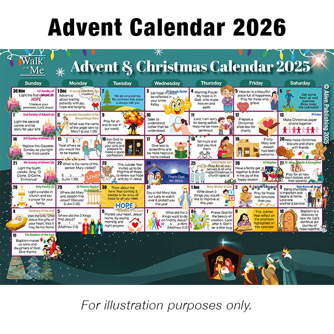 Walk With Me Advent 2026- Calendars