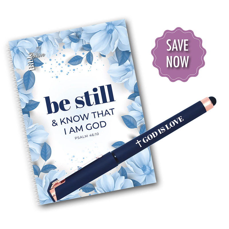 Be Still Notebook And Pen Set