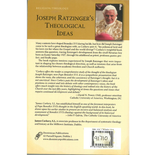 Joseph Ratzingers Theological Ideas