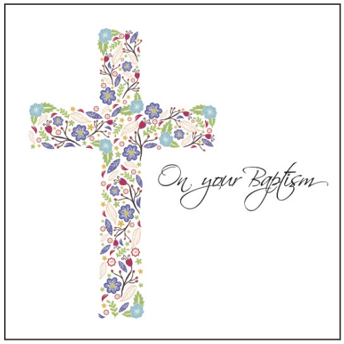On Your Baptism Card - Design 1