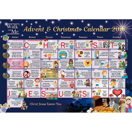Walk With Me Advent 2018 - Calendars Walk With Me Advent 2018 - Calendars