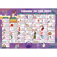 Walk with Me Lent - Calendars 2024