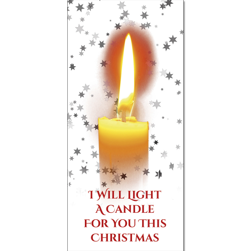 I Will Light A Candle For You This Christmas Card