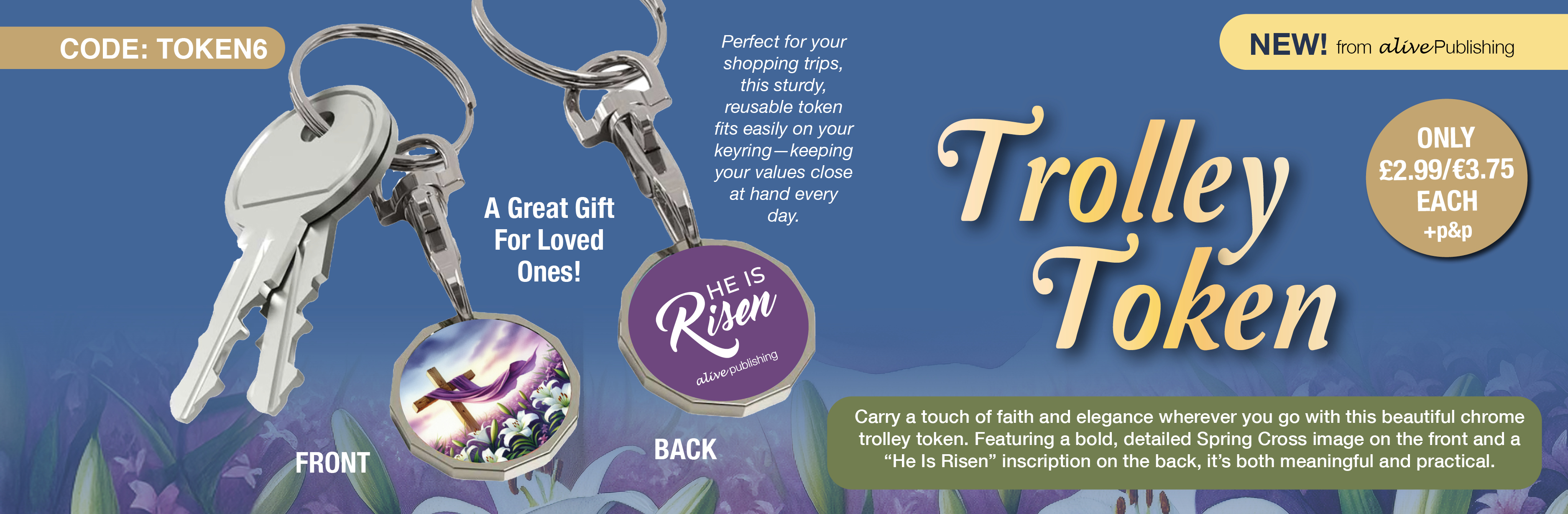 Easter Trolley Token Easter Trolley Token