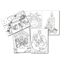 Christmas Colouring Cards