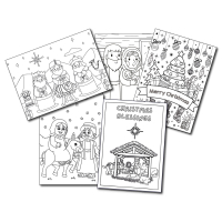 Childrens Colouring Cards
