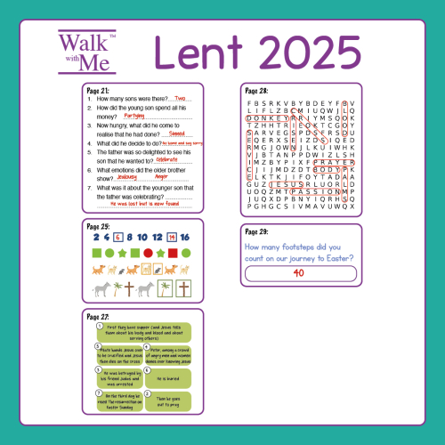 Walk With Me Lent 2025 - Kids Mini Mag