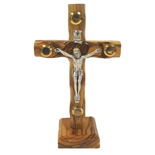 12cm Stand Cross with Relics